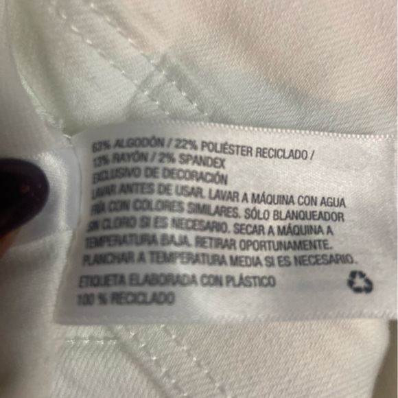 Cat & Jack Evil Eye Sz Youth XL 14/16 White Girls Denim Jacket - Picture 7 of 7